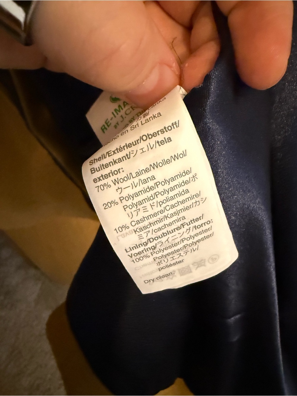 J. Crew Double-Breasted Camel Wool/Cashmere Coat - Picture 7 of 9